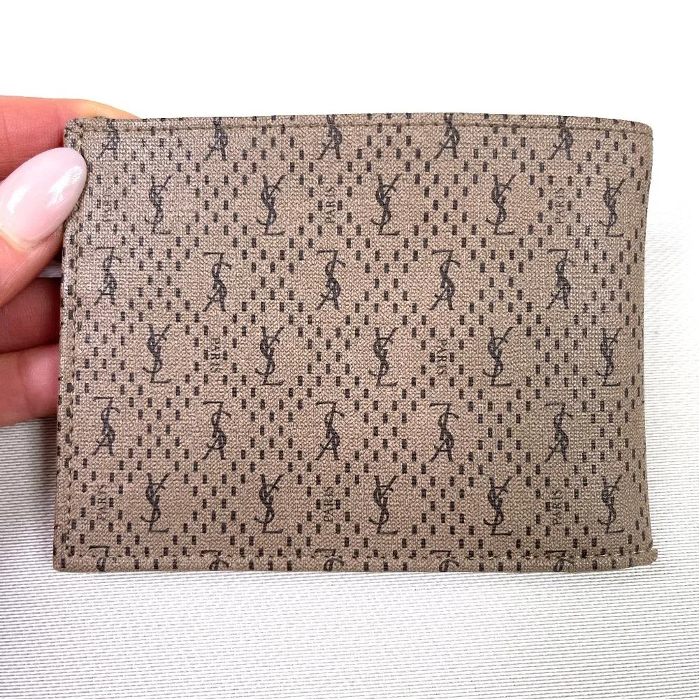 Auc YSL Vintage Monogram bi-fold wallet ID window - Picture 5 of 12
